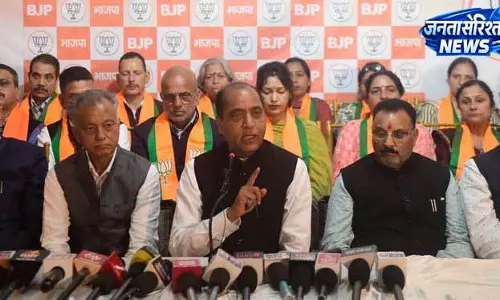 जय राम ठाकुर ने Mandi MC चुनाव में BJP की जीत की भविष्यवाणी की