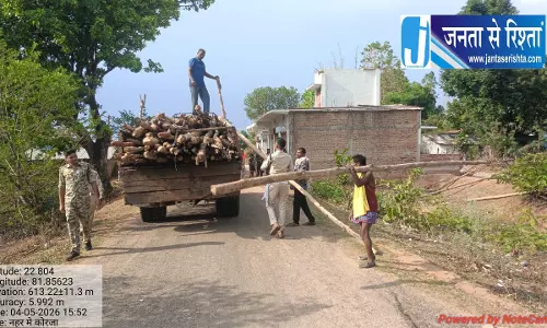 सागौन की अवैध कटाई, वन विभाग ने किया जब्त सागौन की अवैध कटाई, वन विभाग ने किया जब्त