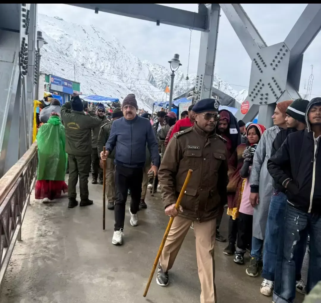 Rudraprayag: केदारनाथ यात्रा पर सख्ती, लापरवाही बर्दाश्त नहीं Rudraprayag: केदारनाथ यात्रा पर सख्ती, लापरवाही बर्दाश्त नहीं