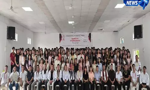 डिमापुर: चखरोमा छात्र संघ ने एचएसएलसी और एचएसएसएलसी सफल छात्रों का सम्मान किया