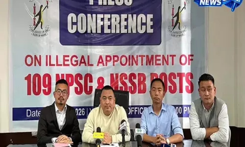 Nagaland: NSF ने 109 गैर-कानूनी नियुक्तियां उजागर कीं Nagaland: NSF ने 109 गैर-कानूनी नियुक्तियां उजागर कीं