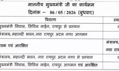 मंत्रालय में आज 12 बजे से अहम बैठक करेंगे CM विष्णुदेव साय मंत्रालय में आज 12 बजे से अहम बैठक करेंगे CM विष्णुदेव साय