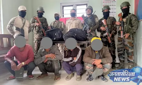 Manipur : ड्रग तस्करी के आरोप में म्यांमार के चार नागरिक गिरफ्तार