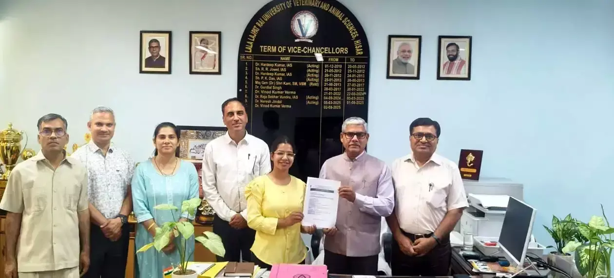 Hisar: पीएचडी इनलीड फेलोशिप के लिए डॉ. बुलबुल चयनित Hisar: पीएचडी इनलीड फेलोशिप के लिए डॉ. बुलबुल चयनित