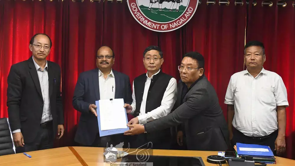 Nagaland: राज्य सरकार ने 43 नई बसों के लिए टाटा मोटर्स के साथ MoA पर साइन किए Nagaland: राज्य सरकार ने 43 नई बसों के लिए टाटा मोटर्स के साथ MoA पर साइन किए