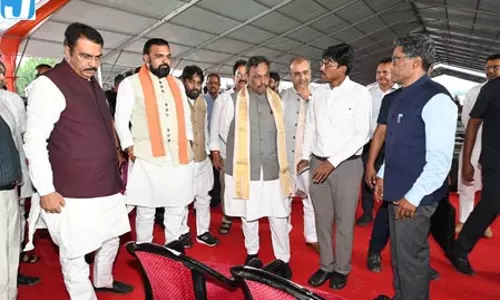 पटना : सीएम सम्राट चौधरी ने मंत्रिमंडल विस्तार कार्यक्रम स्थल का किया निरीक्षण