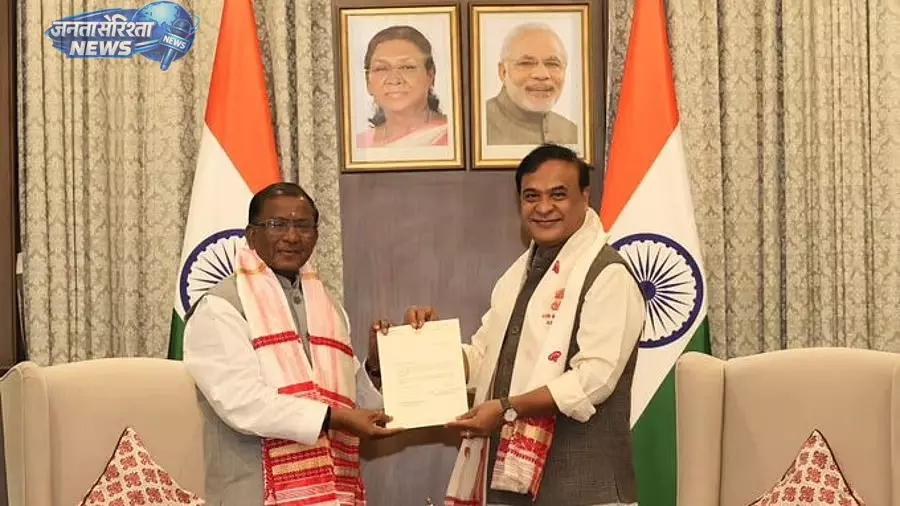 Assam: सत्ता परिवर्तन की प्रक्रिया शुरू, हिमंत बिस्वा सरमा ने मुख्यमंत्री पद से दिया इस्तीफा Assam: सत्ता परिवर्तन की प्रक्रिया शुरू, हिमंत बिस्वा सरमा ने मुख्यमंत्री पद से दिया इस्तीफा