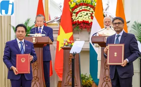 भारत-वियतनाम ने डिजिटल पेमेंट और स्वास्थ्य क्षेत्र में सहयोग बढ़ाने पर दिया जोर भारत-वियतनाम ने डिजिटल पेमेंट और स्वास्थ्य क्षेत्र में सहयोग बढ़ाने पर दिया जोर