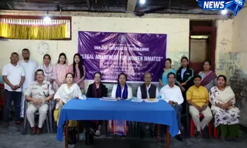 Manipur: सेंट्रल जेल में महिला कैदियों के लिए कानूनी जागरूकता कार्यक्रम Manipur: सेंट्रल जेल में महिला कैदियों के लिए कानूनी जागरूकता कार्यक्रम