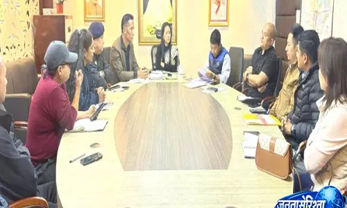 Namchi DC ने नगर पालिका में नागरिक और बुनियादी ढांचा मुद्दों की समीक्षा की, समयबद्ध कार्रवाई का आदेश Namchi DC ने नगर पालिका में नागरिक और बुनियादी ढांचा मुद्दों की समीक्षा की, समयबद्ध कार्रवाई का आदेश