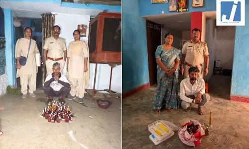 आबकारी विभाग की कार्रवाई, अवैध शराब जब्त किया गया