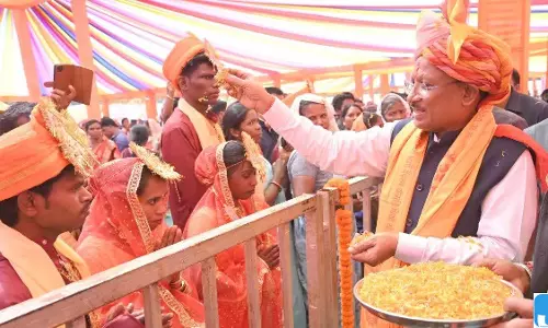 CM कन्या विवाह योजना: छत्तीसगढ़ में 8 मई को सामूहिक विवाह समारोह CM कन्या विवाह योजना: छत्तीसगढ़ में 8 मई को सामूहिक विवाह समारोह