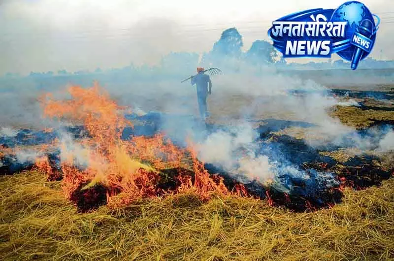 Haryana में पराली जलाने पर आयोग ने मांगी रिपोर्ट Haryana में पराली जलाने पर आयोग ने मांगी रिपोर्ट
