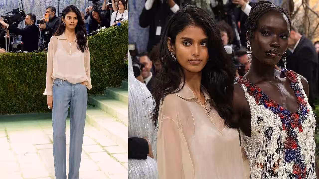 भाविता मंडावा x चैनल विवाद: MET Gala 2026 में जींस और टॉप को लेकर इंटरनेट पर हंगामा भाविता मंडावा x चैनल विवाद: MET Gala 2026 में जींस और टॉप को लेकर इंटरनेट पर हंगामा