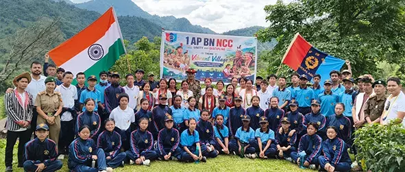 Arunachal: NCC कैडेट्स ने मेगडोंग में न्यिशी संस्कृति का पता लगाया Arunachal: NCC कैडेट्स ने मेगडोंग में न्यिशी संस्कृति का पता लगाया