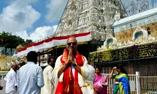 बृजमोहन अग्रवाल ने वेंकटेश्वर मंदिर में पूजा-अर्चना की