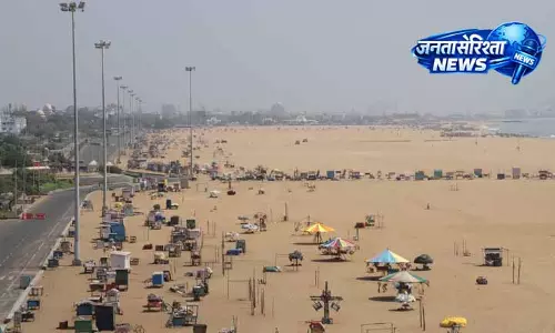 Chennai: मरीना बीच पर सुरक्षा बढ़ा दी गई