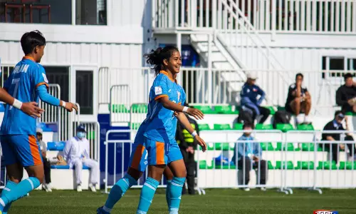 भारत इतिहास रचने की कगार पर: U17 एशियन कप में यंग टाइग्रेस ने लेबनान को बुरी तरह हराया भारत इतिहास रचने की कगार पर: U17 एशियन कप में यंग टाइग्रेस ने लेबनान को बुरी तरह हराया