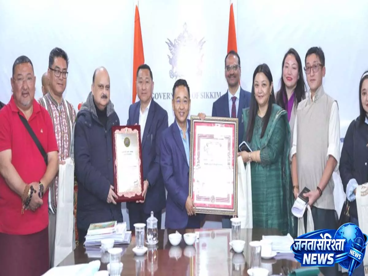 Sikkim State आपदा प्रबंधन प्राधिकरण को सुभाष चंद्र बोस आपदा प्रबंधन पुरस्कार से नवाज़ा गया Sikkim State आपदा प्रबंधन प्राधिकरण को सुभाष चंद्र बोस आपदा प्रबंधन पुरस्कार से नवाज़ा गया