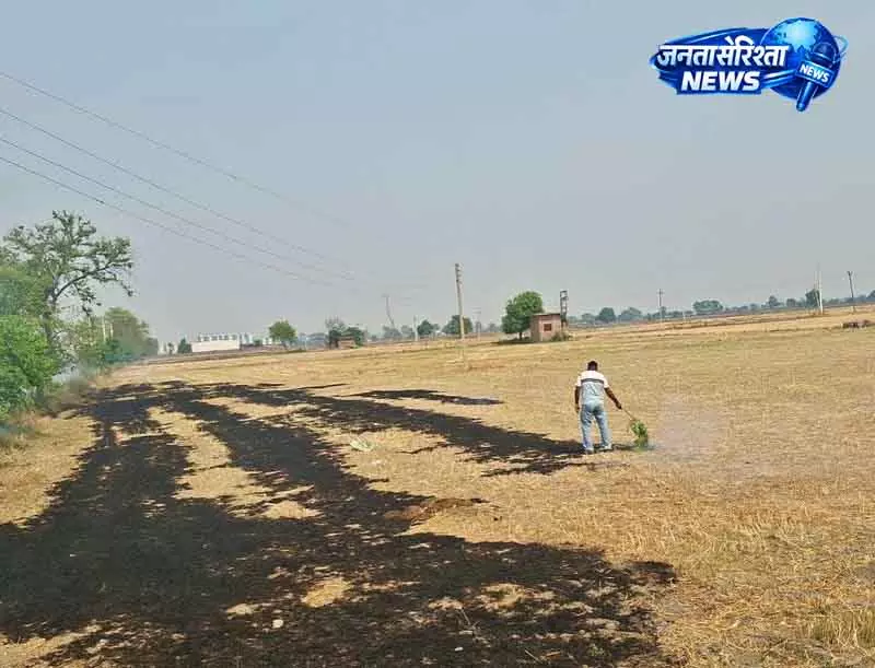Haryana के Kurukshetra में पराली जलाने के आरोप में 19 किसानों पर FIR दर्ज Haryana के Kurukshetra में पराली जलाने के आरोप में 19 किसानों पर FIR दर्ज