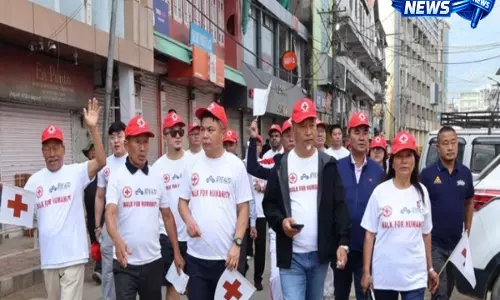 Nagaland: मानवता के संदेश के साथ कोहिमा में रेड क्रॉस डे का उत्सव Nagaland: मानवता के संदेश के साथ कोहिमा में रेड क्रॉस डे का उत्सव