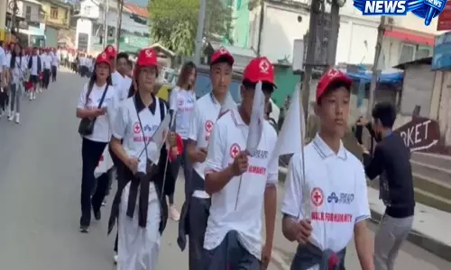 Nagaland : वॉक फॉर ह्यूमैनिटी के जरिए IRCS ने नागालैंड में बढ़ाया मानवता का संदेश