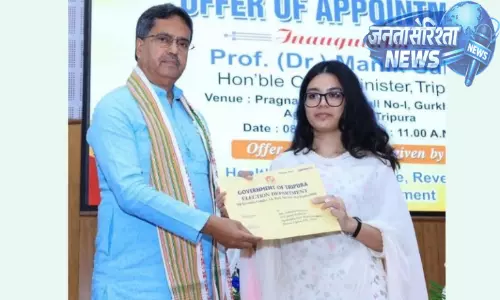 Tripura : 20,845 रेगुलर नौकरियां दी गईं, मुख्यमंत्री माणिक साहा का दावा