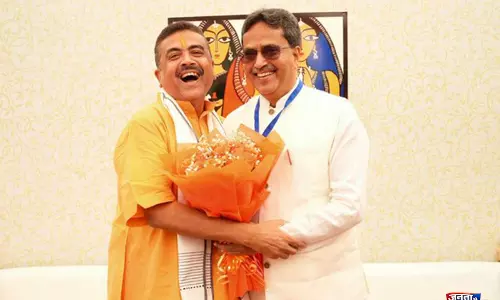 सुवेंदु अधिकारी को हार्दिक बधाई: बंगाल के CM के शपथ ग्रहण पर त्रिपुरा के CM माणिक साहा सुवेंदु अधिकारी को हार्दिक बधाई: बंगाल के CM के शपथ ग्रहण पर त्रिपुरा के CM माणिक साहा