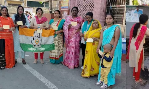 भीलवाड़ा से उठी बुलंद आवाज, महिला कांग्रेस का राष्ट्रव्यापी अभियान का आगाज भीलवाड़ा से उठी बुलंद आवाज, महिला कांग्रेस का राष्ट्रव्यापी अभियान का आगाज
