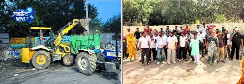 Sirsa में MC कर्मचारियों के विरोध के बीच 200 टन कचरा साफ Sirsa में MC कर्मचारियों के विरोध के बीच 200 टन कचरा साफ