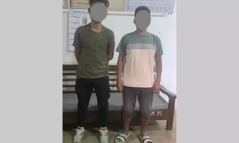 मणिपुर में एंटी-एक्सटॉर्शन अभियान तेज, नाबालिग समेत दो गिरफ्तार मणिपुर में एंटी-एक्सटॉर्शन अभियान तेज, नाबालिग समेत दो गिरफ्तार