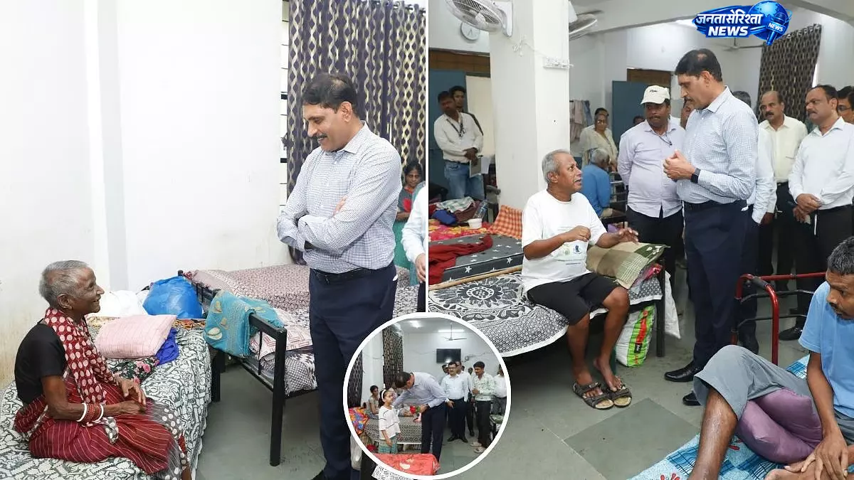 NMMC कमिश्नर का घनसोली शेल्टर का निरीक्षण NMMC कमिश्नर का घनसोली शेल्टर का निरीक्षण