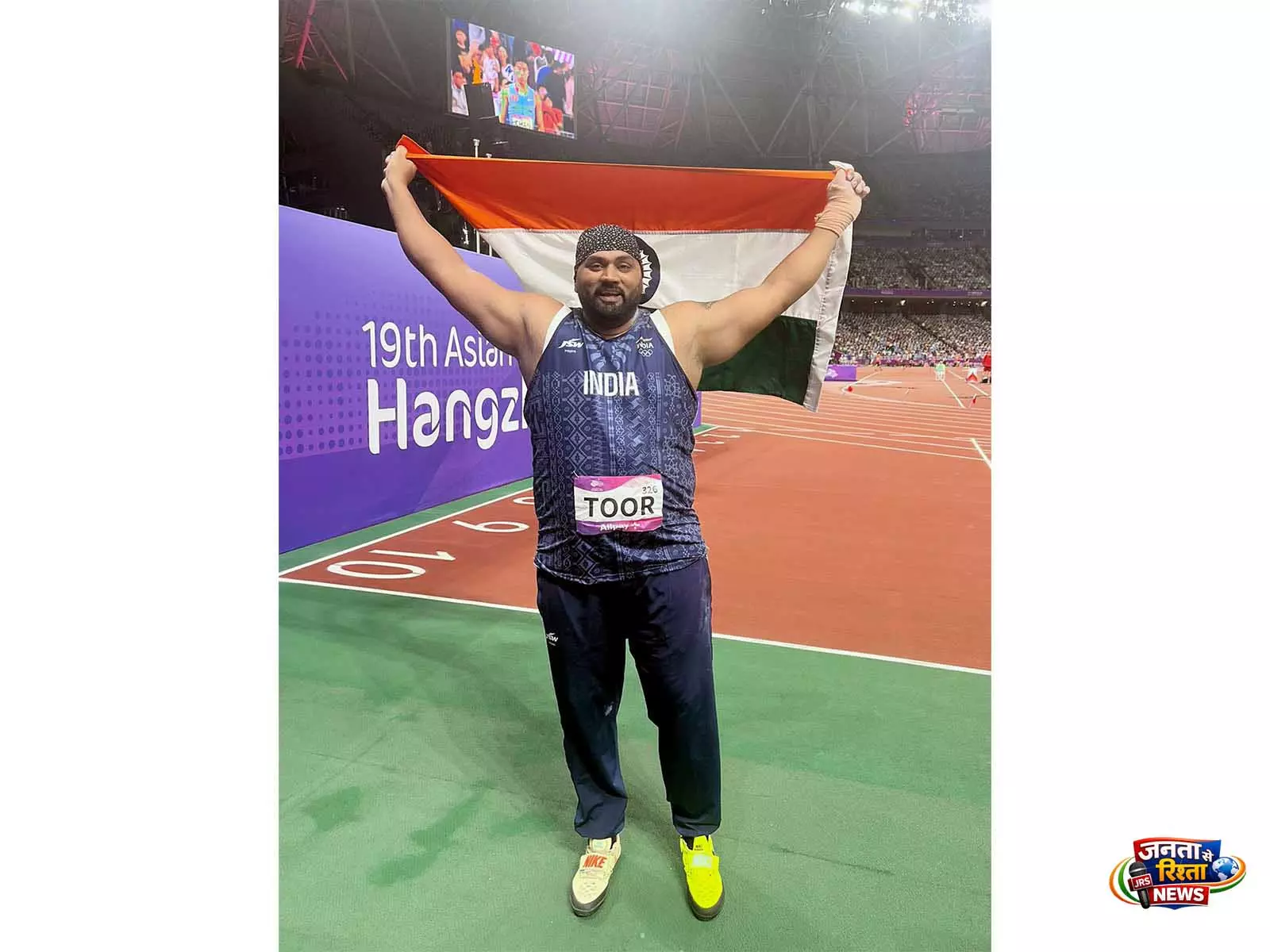 Tajinderpal Singh Toor ने इंडियन एथलेटिक्स सीरीज़ के संगरूर चरण में शॉट पुट का खिताब जीता Tajinderpal Singh Toor ने इंडियन एथलेटिक्स सीरीज़ के संगरूर चरण में शॉट पुट का खिताब जीता
