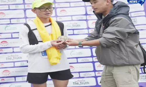 Sikkim: हेडमास्टर जीएम लिंबू ने दौड़ने का जुनून साझा कर छात्रों को किया प्रेरित