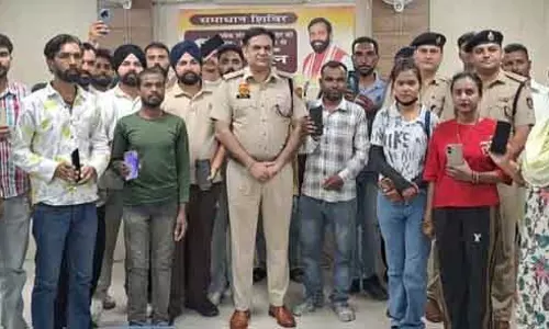 Yamunanagar साइबर सेल ने 50 खोए हुए मोबाइल मालिकों को सौंपे