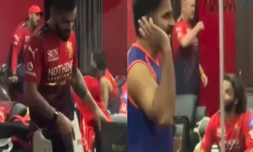 RCB कैंप में विराट कोहली शार्दुल ठाकुर के साथ, धोखेबाज की अफवाहों के बीच रायपुर में MI मैच से पहले वीडियो वायरल