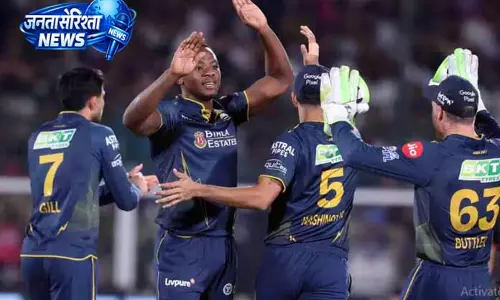 गिल और राशिद के शानदार प्रदर्शन से GT ने RR को 77 रन से हराया गिल और राशिद के शानदार प्रदर्शन से GT ने RR को 77 रन से हराया