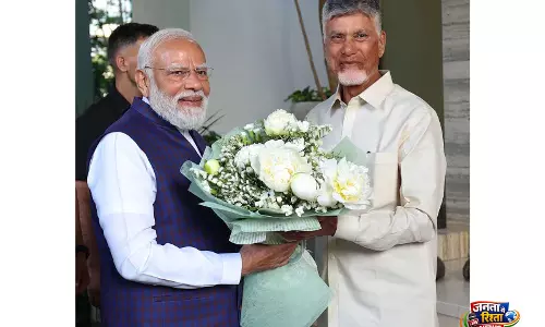 PM मोदी ने चंद्रबाबू नायडू से मुलाक़ात की, कहा—विचारों का आदान-प्रदान करके हमेशा खुशी होती है