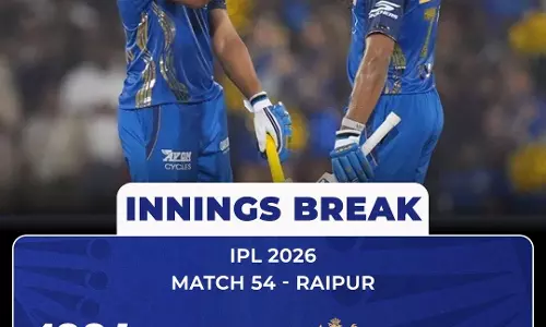 RAIPUR IPL 2026 MI VS RCB: मुंबई ने बेंगलुरु को दिया 167 लक्ष्य RAIPUR IPL 2026 MI VS RCB: मुंबई ने बेंगलुरु को दिया 167 लक्ष्य