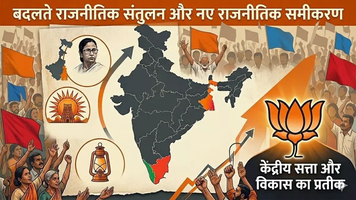 विपक्ष की चुनौती: दक्षिण से बंगाल तक जमीन खोती पार्टियां विपक्ष की चुनौती: दक्षिण से बंगाल तक जमीन खोती पार्टियां