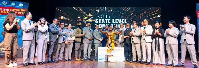 Arunachal: टेम पीटर तारह ने स्टेट बॉडीबिल्डिंग चैंपियनशिप में मिस्टर अरुणाचल का खिताब जीता Arunachal: टेम पीटर तारह ने स्टेट बॉडीबिल्डिंग चैंपियनशिप में मिस्टर अरुणाचल का खिताब जीता