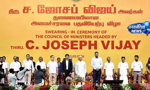 Tamil Nadu में राजनीतिक संतुलन, विजय की टीम में 9 चेहरे उभरे Tamil Nadu में राजनीतिक संतुलन, विजय की टीम में 9 चेहरे उभरे