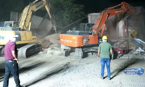 PCMC की बड़ी कार्रवाई, चिखली-कुदलवाड़ी में अवैध निर्माण पर बुलडोजर