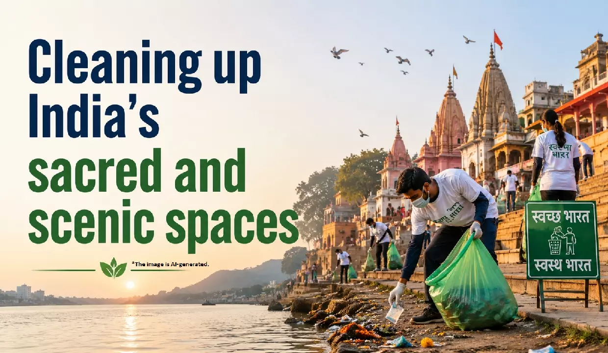 भारत के पवित्र और दर्शनीय स्थलों की सफाई भारत के पवित्र और दर्शनीय स्थलों की सफाई