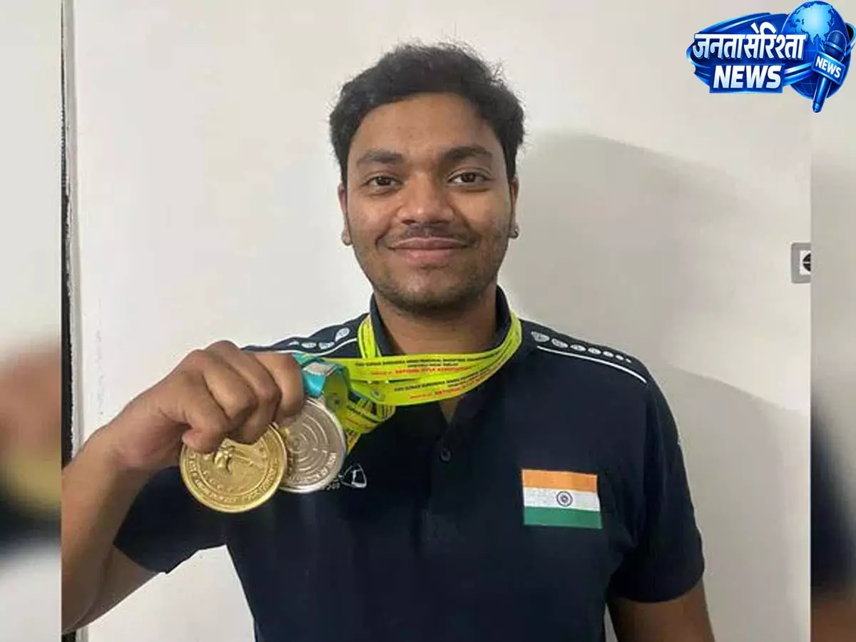 तनिष्क मुरलीधर ने कुमार सुरेंद्र सिंह शूटिंग चैंपियनशिप में गोल्ड और सिल्वर जीता तनिष्क मुरलीधर ने कुमार सुरेंद्र सिंह शूटिंग चैंपियनशिप में गोल्ड और सिल्वर जीता
