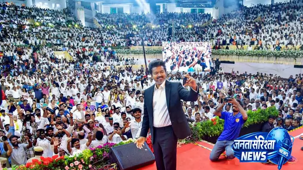 Chennai विजय शपथ ग्रहण समारोह में तमिल थाई वझ्थू आदेश पर विवाद Chennai विजय शपथ ग्रहण समारोह में तमिल थाई वझ्थू आदेश पर विवाद