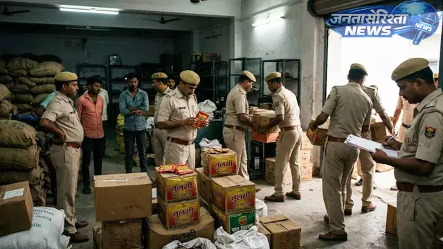 नकली तंबाकू-पान मसाला कारोबार पर कार्रवाई, ‘Tulsi’ ब्रांड के नाम पर केस दर्ज नकली तंबाकू-पान मसाला कारोबार पर कार्रवाई, ‘Tulsi’ ब्रांड के नाम पर केस दर्ज