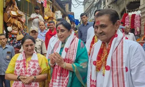 प्रदेशों के सीएम-डिप्टी सीएम ने कामाख्या देवी मंदिर के दर्शन किए