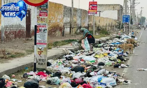 Sirsa में CM दौरे से पहले बारिश ने कचरे का संकट बढ़ाया