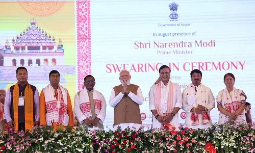 पीएम मोदी ने हिमंता सरमा को सीएम बनने पर दी बधाई, बताया बेहतरीन प्रशासक पीएम मोदी ने हिमंता सरमा को सीएम बनने पर दी बधाई, बताया बेहतरीन प्रशासक